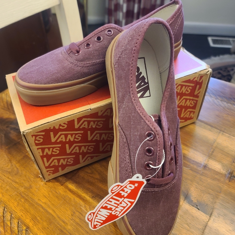 Vans Purple Canvas Sneakers
